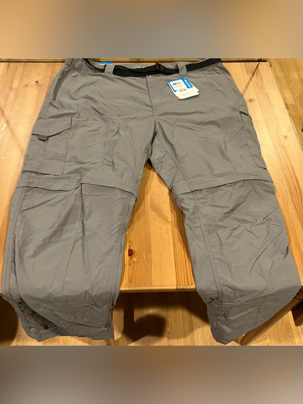 NWT Columbia Men's Omni-Shade Protection 34 Convertible Cargo Pants Size 40x30